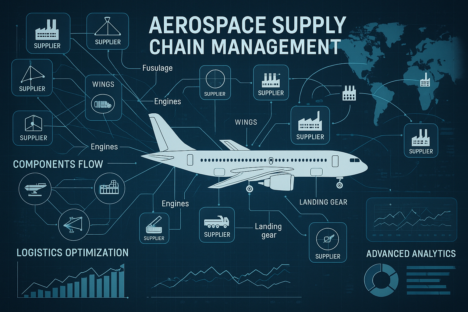 Read more about the article Aerospace Supply Chain Management: Advanced Optimization Strategies for Component Manufacturers